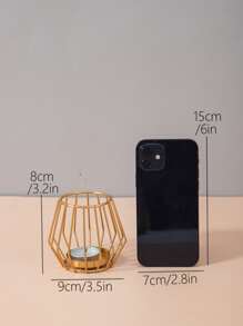 1入組素色燭臺 - 金色 - 查看 6