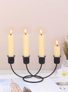 1pc Multi-grid Candle Holder - Black - View 2