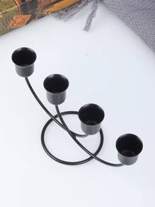 1pc Multi-grid Candle Holder - Black - View 4