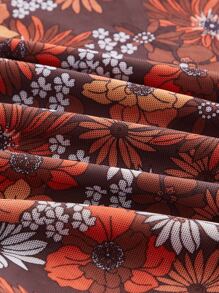 SHEIN MOD Đầm Xù nhỏ Hoa Boho - Nhiều màu - Xem 4