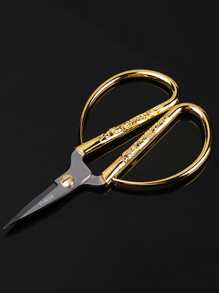 Kéo Vàng Zig Zag Thép Cao Cấp Bền Vintage Kéo Thợ May Thủ Công Hộ Gia Đình Cho Kéo Vải Rsembroidery Kéo Cắt May - Vàng - Xem 5