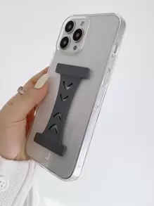 2.0毫米厚磁扣防震手帶,周圍設有保護角以防墜落,可車用固定的磁吸功能,tpu柔軟手機殼保護套 - 灰色 - 查看 1