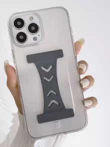 2.0毫米厚磁扣防震手帶,周圍設有保護角以防墜落,可車用固定的磁吸功能,tpu柔軟手機殼保護套 - 灰色 - 查看 2