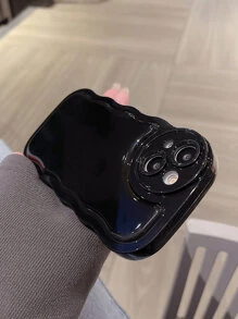 简单透明气泡手机壳适用于 iPhone 16 Pro Max/16/16 Pro/16 Plus/15/15 Pro Max/15 Pro/15 Plus/11/12/13/14 Pro Max/XS/XR/11 Pro/11 Pro Max/12 Pro/12 Pro Max/13 Pro/13 Pro Max/7 Plus/14 Pro/14 Pro Max/14 Plus/7 Plus/8 Plus/8/SE2 软壳 - 黑色 - 查看 4