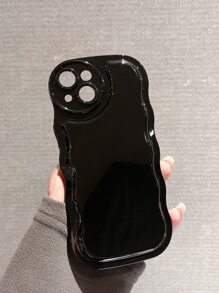 简单透明气泡手机壳适用于 iPhone 16 Pro Max/16/16 Pro/16 Plus/15/15 Pro Max/15 Pro/15 Plus/11/12/13/14 Pro Max/XS/XR/11 Pro/11 Pro Max/12 Pro/12 Pro Max/13 Pro/13 Pro Max/7 Plus/14 Pro/14 Pro Max/14 Plus/7 Plus/8 Plus/8/SE2 软壳 - 黑色 - 查看 6