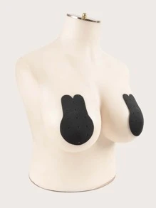 Plus 2pairs Solid Nipple Cover - Black - View 3
