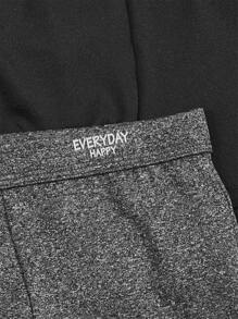 Hombres 3 piezas Calzoncillos boxer con estampado de letra - Multicolor - Ver 5