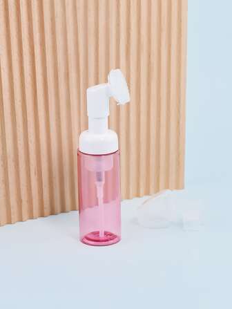 Silicone Brush Mousse Bottle, 1pc 60ML Sparkling Bottle, Portable Home Travel Dispensing Foam Bottle, Living Room Home Bedroom Bathroom House Decor, Travel Stuff, Wedding, Party, Birthday, Gifts For Men Mom Dad Friends, New Years, Accessories, Funny Gift