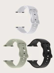 3 dây đeo đồng hồ silicon tương thích với Apple Watch - Nhiều màu - Xem 2