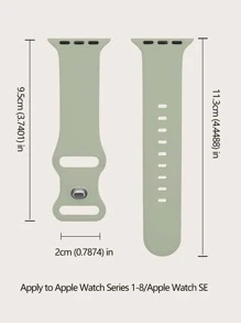 3 dây đeo đồng hồ silicon tương thích với Apple Watch - Nhiều màu - Xem 4