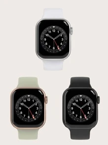 3 dây đeo đồng hồ silicon tương thích với Apple Watch - Nhiều màu - Xem 5