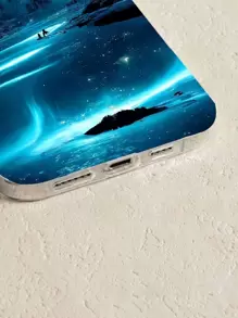 Landscape Print Phone Case Compatible With iPhone15/15Plus/15Pro/15Promax - Multicolor - View 2