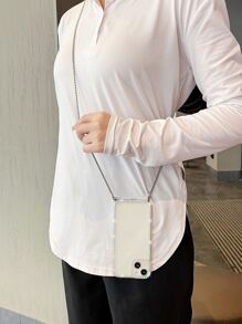 挂绳 1 件水钻挂链半透明手机壳适用于 7/8/SE2/7+/8+/X/XS/XR/XS Max/11/11 Pro/11 Pro Max/12/12 Pro/12 Pro Max/13/13 Pro/13 Pro Max/14/14 Pro/14 Pro Max/15/15 Pro/15 Plus/15 Pro Max/保护套防水防震防摔防刮 - 無色 - 查看 4