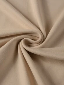 Manfinity Hypemode Hombres Camiseta con estampado de slogan & Shorts de cintura con cordón - Caqui - Ver 7