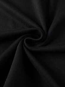 Manfinity EMRG Áo thun nam in hình bướm và khẩu hiệu cỡ lớn - màu đen - Xem 6