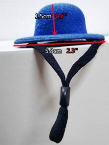 1 pieza Sombrero pollo de color al azar felpa - Multicolor - Ver 3