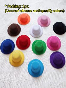 1 pieza Sombrero pollo de color al azar felpa - Multicolor - Ver 5