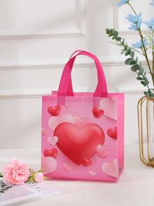 8pcs Heart Pattern Gift Bag - Multicolor - View 8