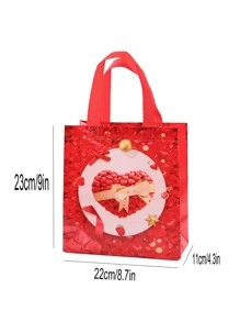 8pcs Heart Pattern Gift Bag - Multicolor - View 2