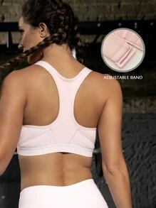 Wingslove 無縫前拉鏈工字運動型文胸