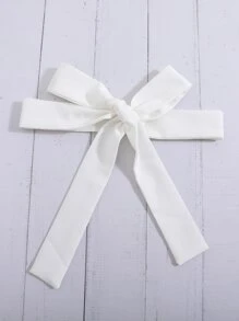 Girls Flap Detail Contrast Binding Dress - Black - View 6