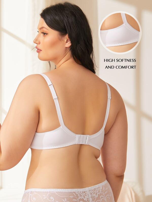 Wingslove Plus Floral Lace Underwire Bra SHEIN USA