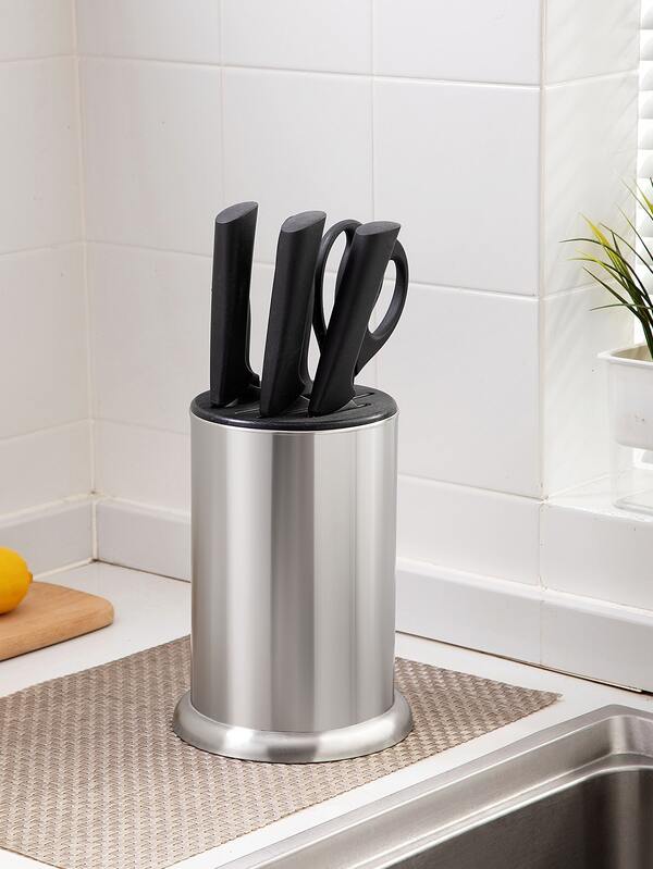 Stainless Steel Multifunction Knife Storage Rack | SHEIN USA