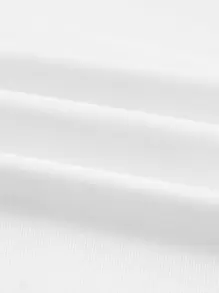 SHEIN ICON Plus Body Heat Map Print Tee - Black and White - View 4