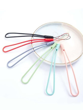 6入組矽膠手機掛繩