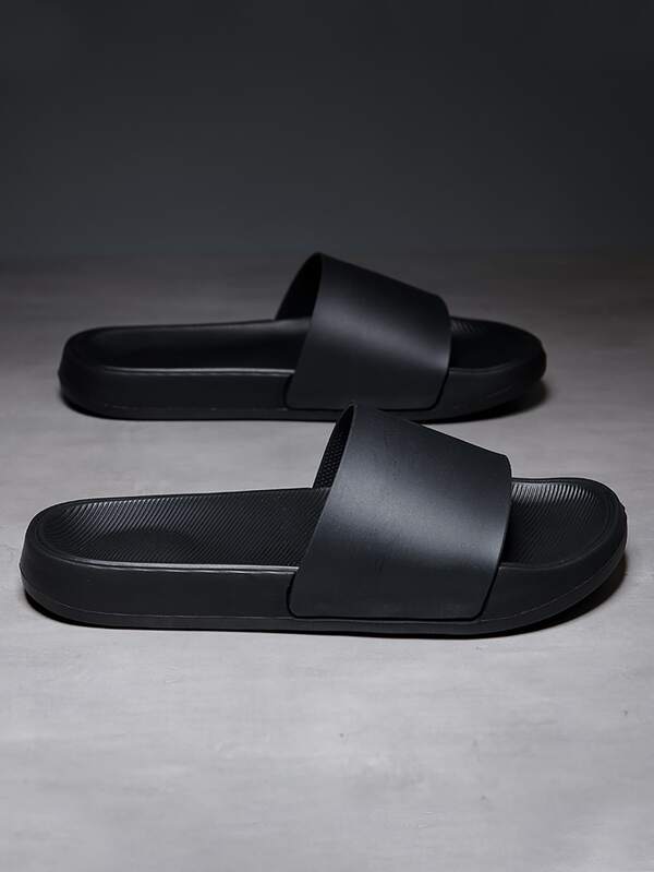 Men Royal Blue Decorative EVA Slides House Shoes For Men SHEIN USA