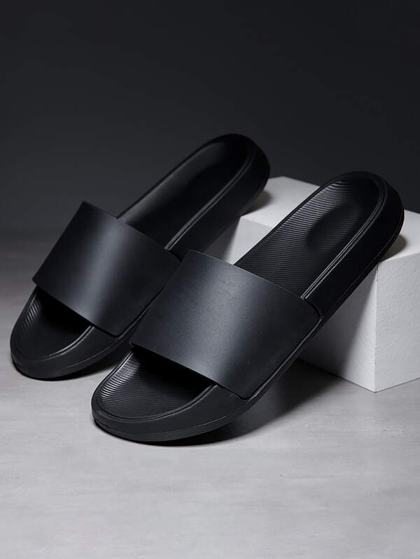 Men Royal Blue Decorative EVA Slides House Shoes For Men SHEIN USA