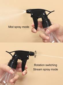 1 Làm Tóc Nhựa Trong Suốt Chai Xịt 350ML Chai Xịt Nhỏ Salon Tóc Chai Xịt Mỹ Bình Xịt - Đen và trắng - Xem 3