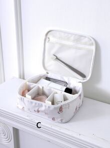 1 túi du lịch mỹ phẩm di động lưu trữ - Nhiều màu - Xem 6