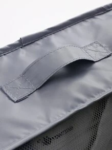 8 cái/bộ Bộ túi đựng quần áo du lịch bằng vải có thể gập lại - Xám - Xem 2