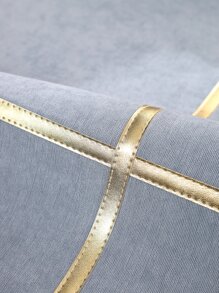 1 chiếc khăn sofa thiết kế dập nóng - Màu Xám nhạt - Xem 6