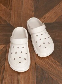 Women Hollow Out Vented Clogs EVA Fashion Clogs - White - View 2