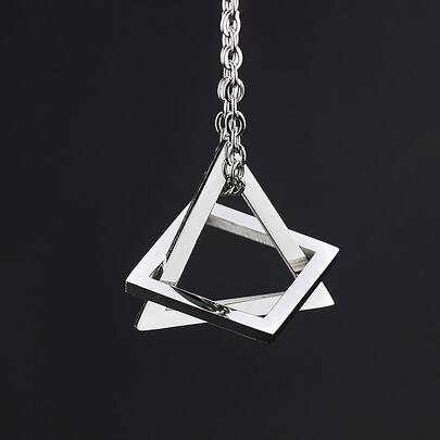 Men Geometric Charm Necklace