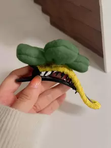 1pc Women Flower Decor Alligator Hair Clip - Multicolor - View 2