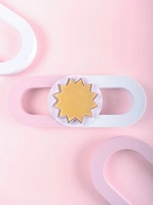 1pc Star Design Cookie Stamp - White - View 5