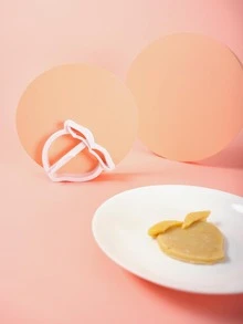 1 pieza Sello de galleta melocotón - Blanco - Ver 3