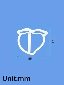 1 pieza Sello de galleta melocotón - Blanco - Ver 5