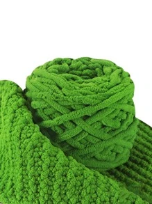 1餅素色纱线 - 軍綠色 - 查看 1