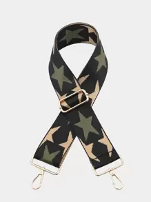 1pc Street Style Star Pattern Bag Replacement Wide Strap Decorative Strap Bag Accessories DIY Accessories Adjustable Replacement Shoulder Strap Stylish - Multicolor - View 1