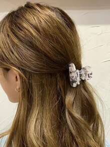 4 piezas Pinza de pelo con diseño gráfico casual, pinzas de pelo con estampado animal, pinzas de pelo, sujetadores de pelo, accesorios para el cabello, artículos escolares, universidad