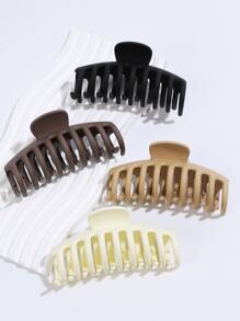 4 piezas Garra de pelo minimalista - Multicolor - Ver 2