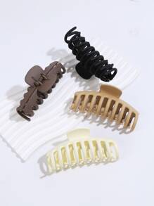 4 piezas Garra de pelo minimalista - Multicolor - Ver 3