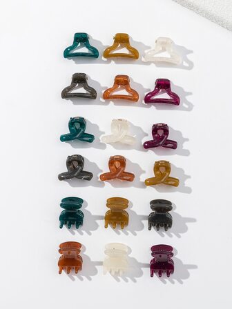 18入組鏤空髮爪