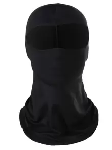 Sun Protective Anti UV 1pc Outdoor Sun Protection Face & Neck Gaiter Ski Mask - Black - View 1