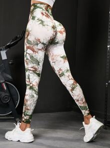 Quần Leggings Thể thao Nữ Cà vạt nhuộm - Nhiều màu - Xem 1