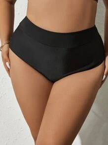 Celure Plus Ruched Back Bikini Bottom, For Summer Beach Vacation